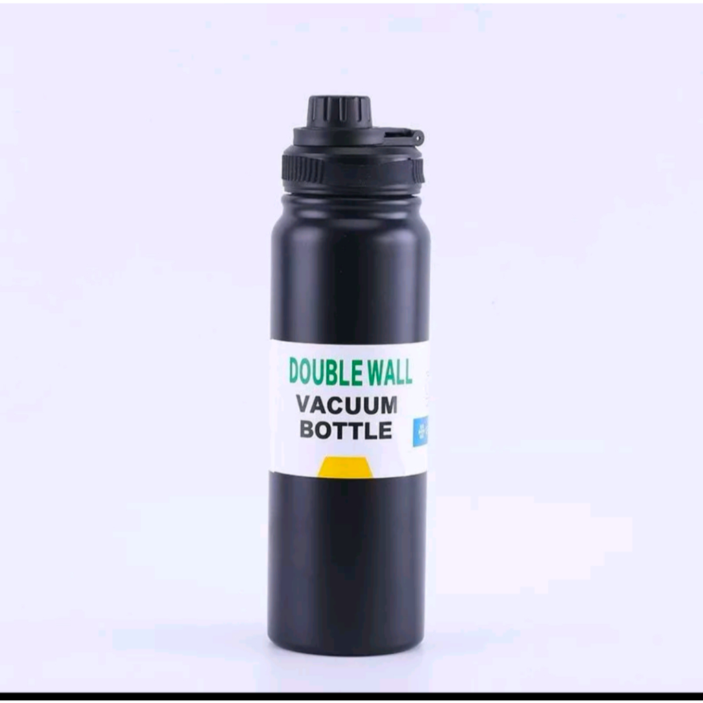 Garrafa Térmica Preta 800ml Espacial Quente Frio Com Isolamento - Imagem 2