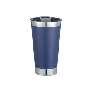 Copo Térmico Azul Marinho Inox Tampa Abridor 473ml