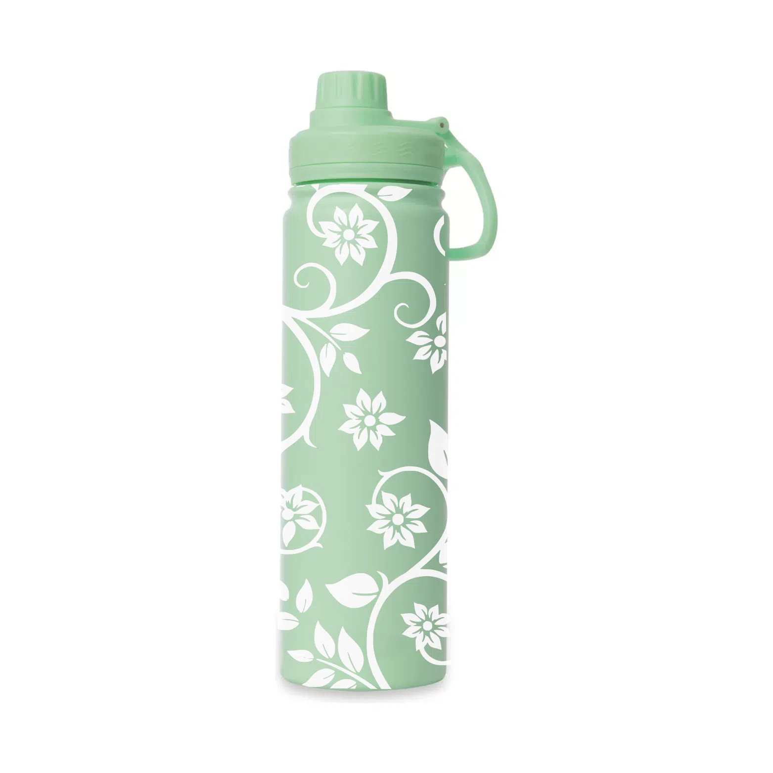 Garrafa Térmica Verde Claro 800ml Espacial Quente Frio Com Isolamento - Imagem 2