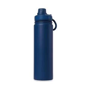 Garrafa Térmica Azul Marinho 800ml Espacial Quente Frio Com Isolamento