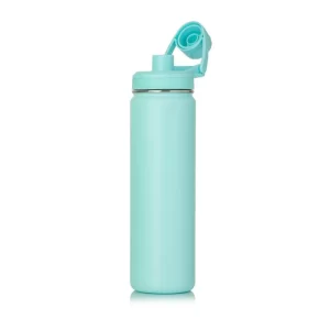 Garrafa Térmica Azul Claro 800ml Espacial Quente Frio Com Isolamento