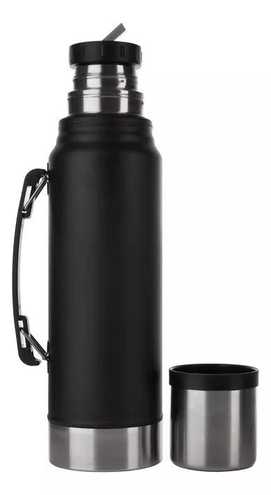 Garrafa Térmica de Inox de Cafe Stanley 950ml Classic Matte Preto - Imagem 2