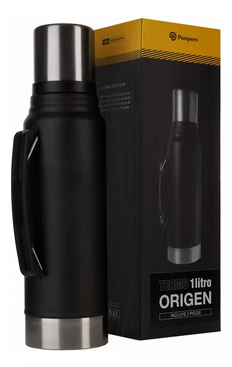 Garrafa Térmica de Inox de Cafe Stanley 950ml Classic Matte Preto - Imagem 3