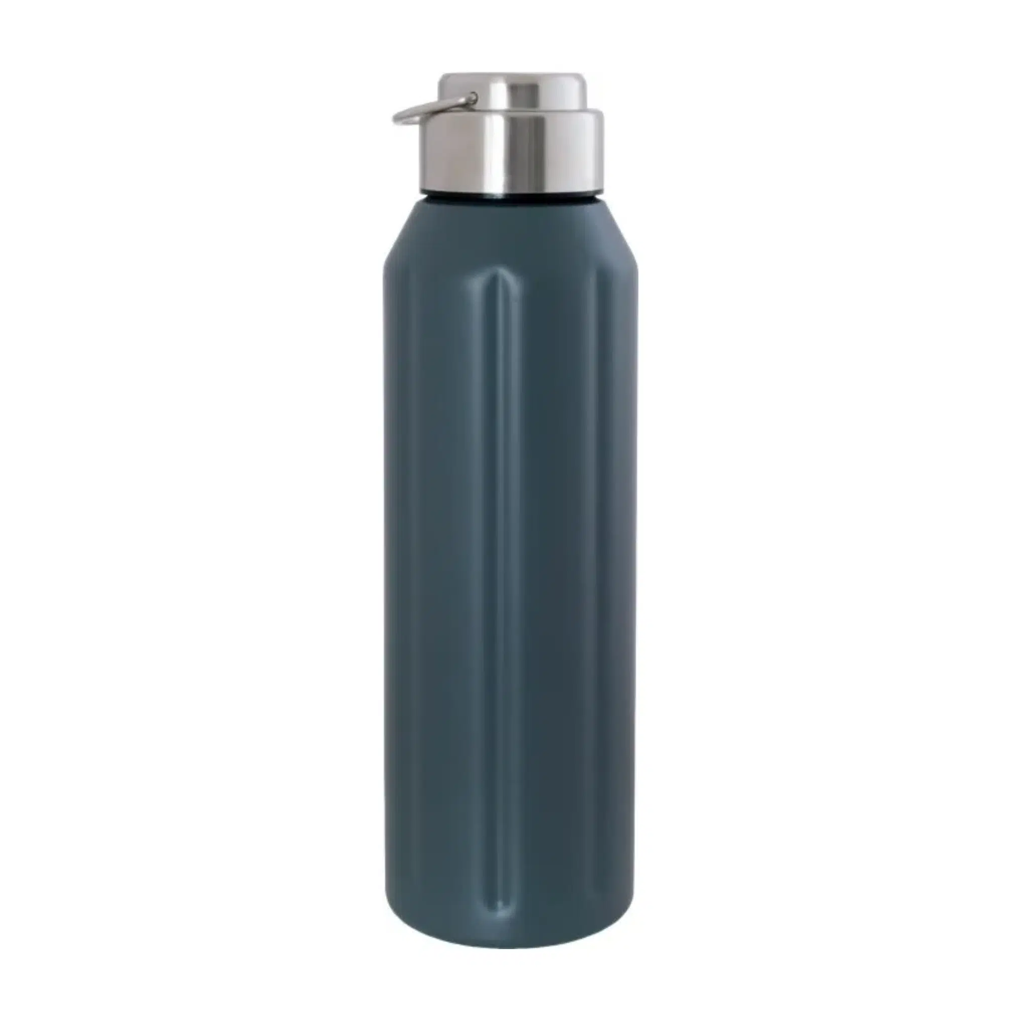 Garrafa INOX 800 ML – Cinza – Estilo Militar Com Gancho