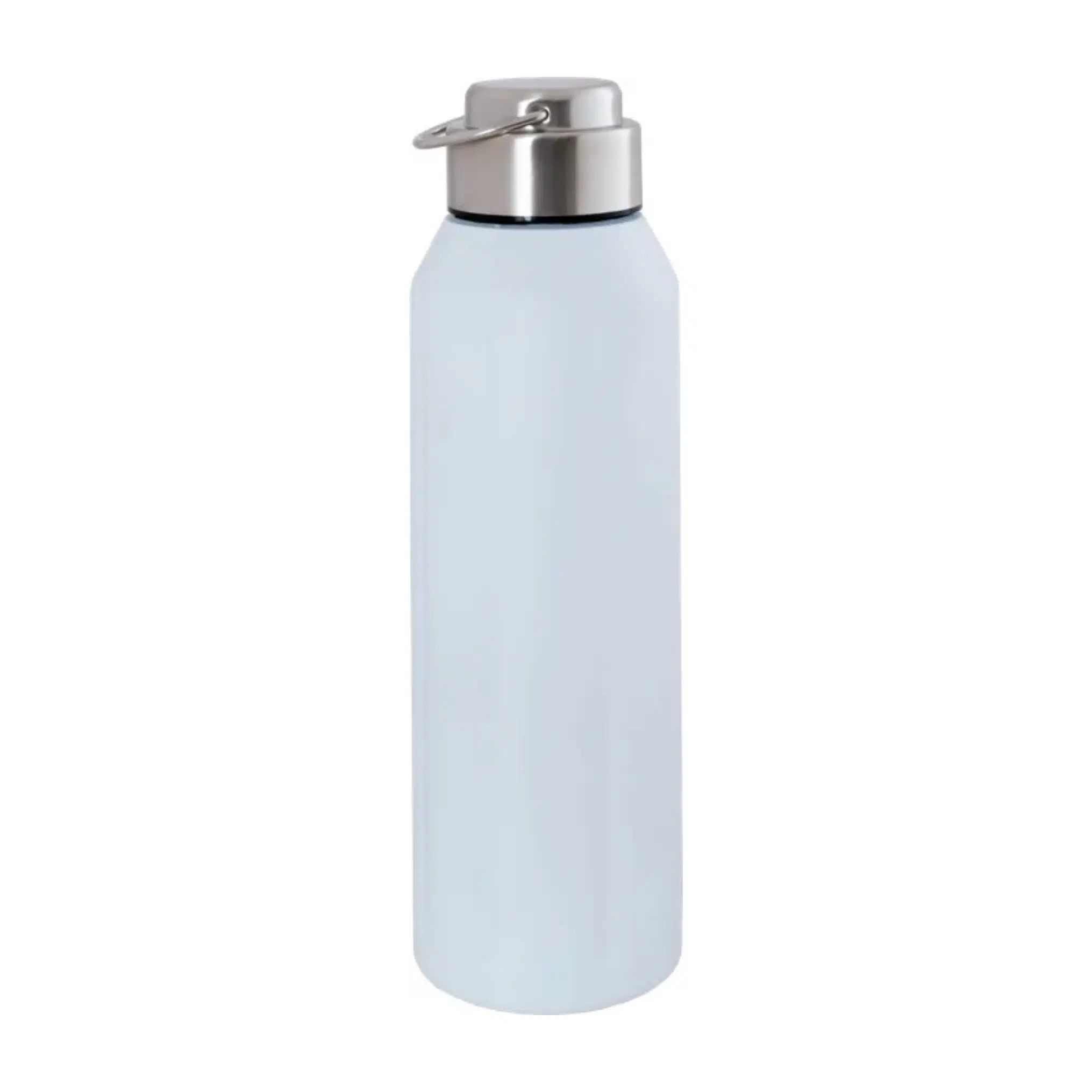 Garrafa INOX 800 ML – Branco – Estilo Militar Com Gancho