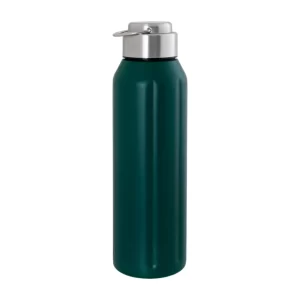 Garrafa INOX 800 ML - Verde - Estilo Militar Com Gancho