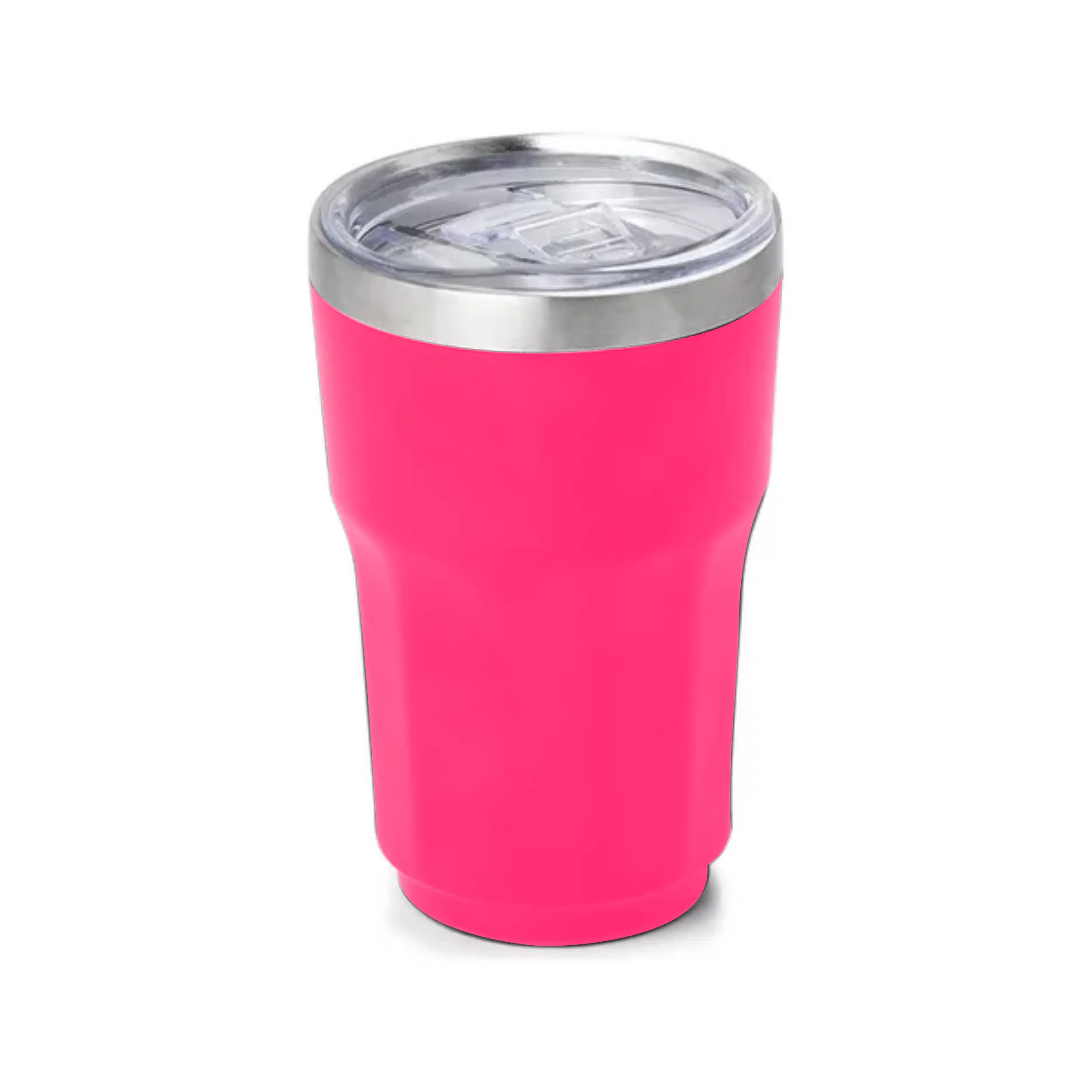 Copo Térmico 300ml Com Tampa Cerveja Suco Drink – Rosa Shock