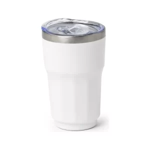 Copo Térmico 300ml Com Tampa Cerveja Suco Drink - Branco