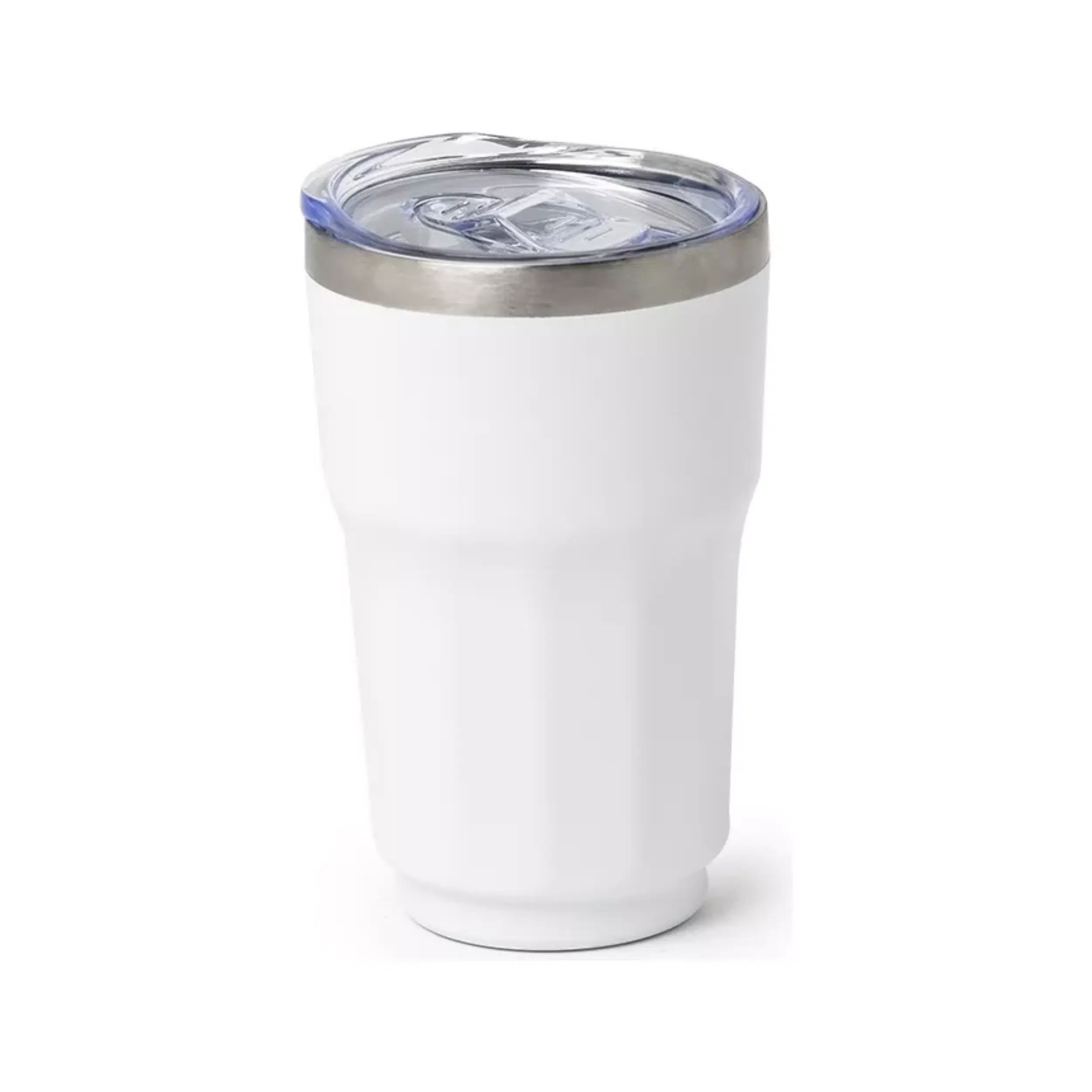 Copo Térmico 300ml Com Tampa Cerveja Suco Drink – Branco